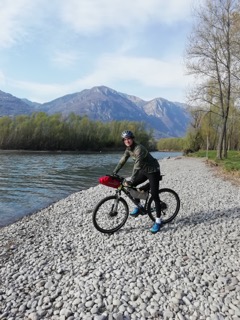 Ich auf meinem Fahrrad